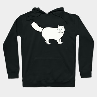 Beautiful white cat Hoodie